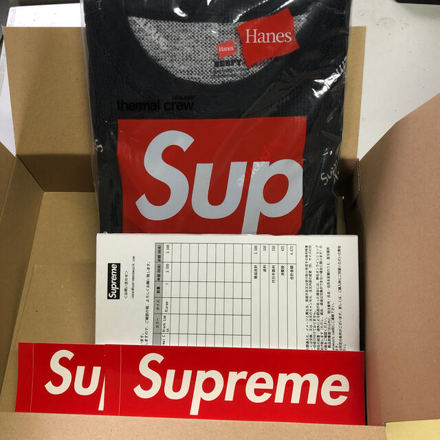 Supreme(シュプリーム)のsupreme/hanes thermal crew 1 pack メンズのトップス(Tシャツ/カットソー(七分/長袖))の商品写真