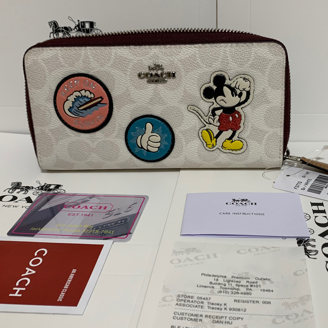 COACH(コーチ)のコーチ COACH×DISNEYコラボ財布【新品未使用】 レディースのファッション小物(財布)の商品写真