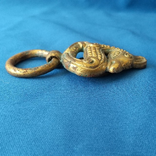 中国 銅鍍金 龍？ 宝飾品