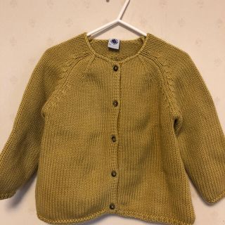 プチバトー(PETIT BATEAU)のプチバトー　カーディガン　4ans 102cm(カーディガン)