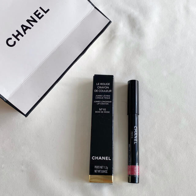 CHANEL(シャネル)のCHANEL ルルージュクレイヨンドゥクルール N°10 ボワドゥローズ コスメ/美容のベースメイク/化粧品(口紅)の商品写真