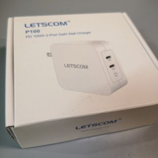 【値下げ】LETSCOM 100W PD対応充電器(バッテリー/充電器)