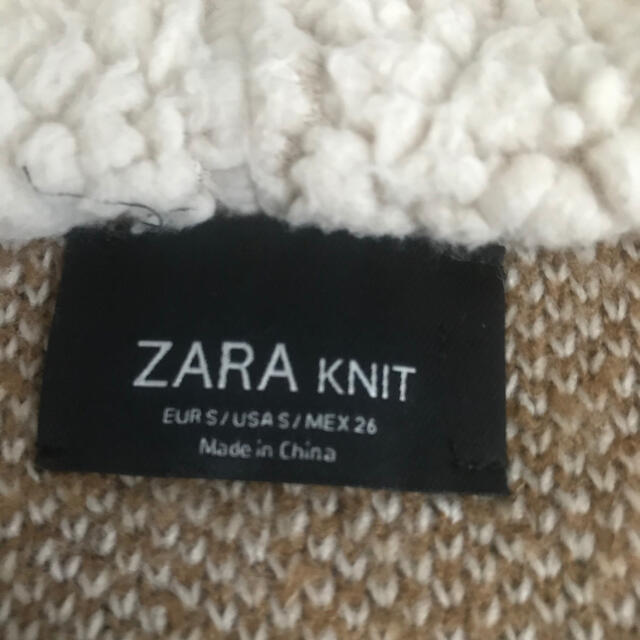 ZARA(ザラ)のZARA ニットコートS レディースのジャケット/アウター(ニットコート)の商品写真