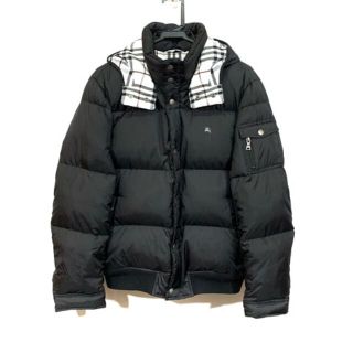 バーバリーブラックレーベル(BURBERRY BLACK LABEL)のバーバリーブラックレーベル サイズM - 黒(ダウンジャケット)