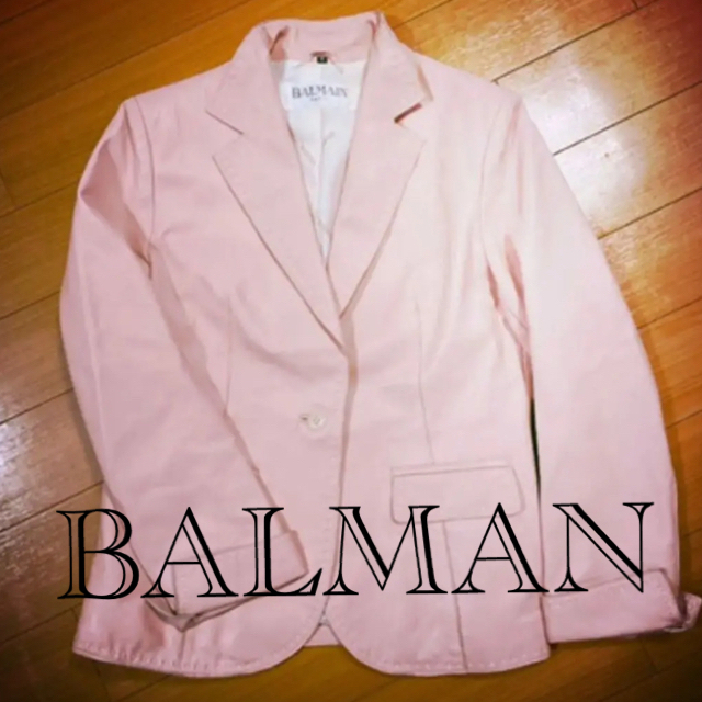 BALMAIN(バルマン)の［バルマン］ラムレザージャケット レディースのジャケット/アウター(テーラードジャケット)の商品写真