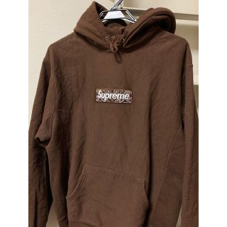 シュプリーム(Supreme)のsupreme bandana box logo hooded XL brown(パーカー)