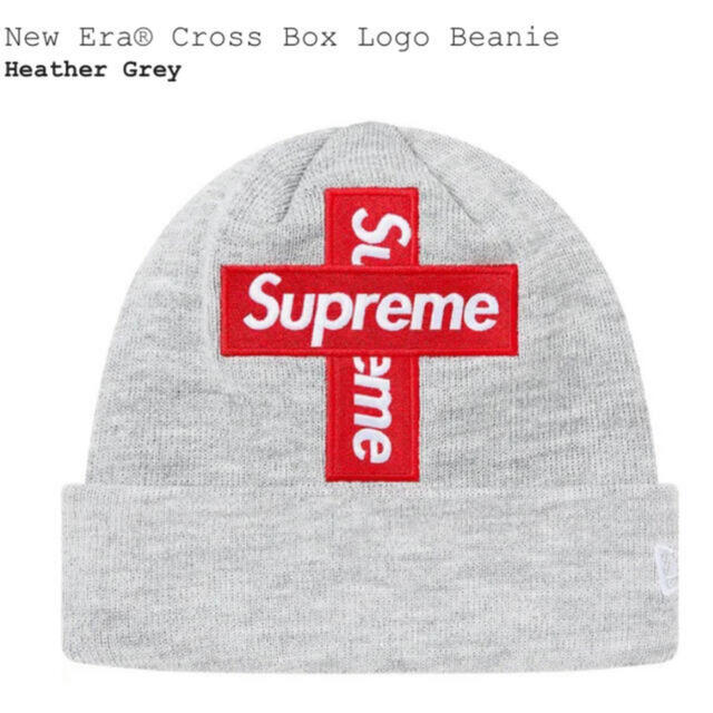 メンズSupreme Cross box logo Beanie