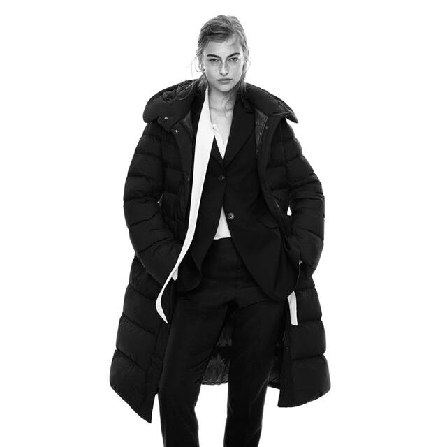 Jil Sander(ジルサンダー)のパティジミー様⭐︎UNIQLO＋ＪウルトライトダウンフーデットコートネイビーXL レディースのジャケット/アウター(ダウンコート)の商品写真