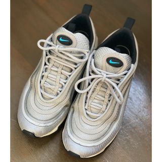 ナイキ(NIKE)のNIKE AIR MAX97  メタリックシルバー/ブルー(スニーカー)