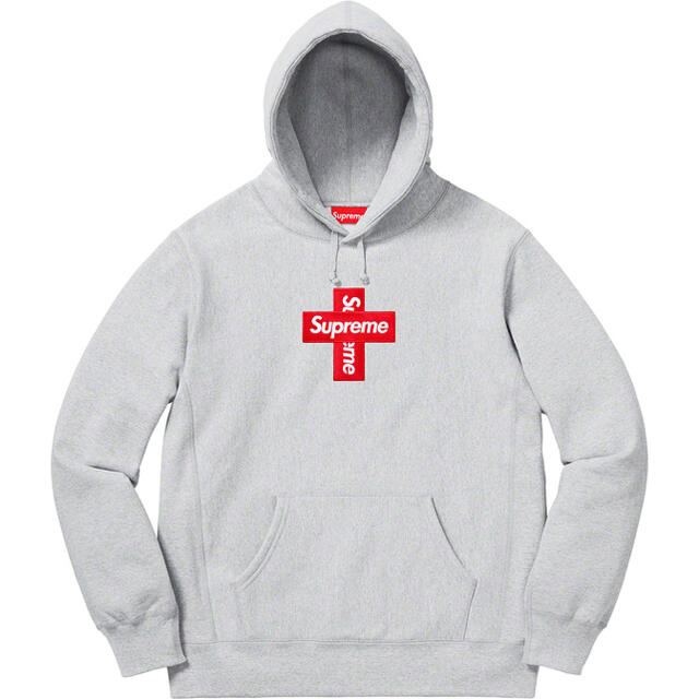 スウェットSUPREME CROSS BOX LOGO hooded sweatshirt