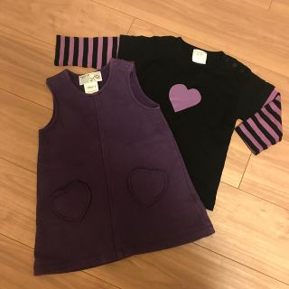 アニエスベー(agnes b.)のアニエスベー　agnes b. キッズ　ロングTシャツ&ワンピースセット(Tシャツ/カットソー)