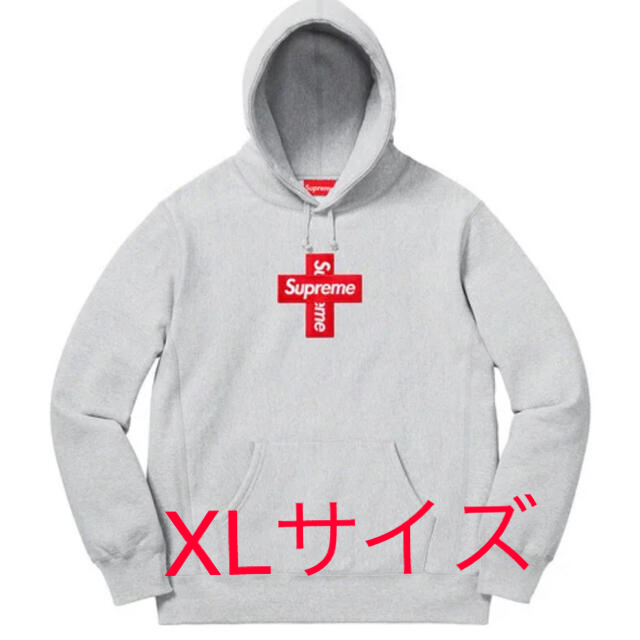 Supreme Cross Box Logo Hooded Sweatshirt