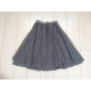 トッコ(tocco)の tocco closet ＊トッコ＊チュールスカート プリーツ(ひざ丈スカート)