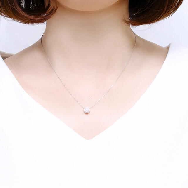 JEWELRY TSUTSUMI(ジュエリーツツミ)のkazu様専用　K18WG アコヤ真珠 × ダイヤモンド ネックレス レディースのアクセサリー(ネックレス)の商品写真