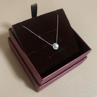 ジュエリーツツミ(JEWELRY TSUTSUMI)のkazu様専用　K18WG アコヤ真珠 × ダイヤモンド ネックレス(ネックレス)