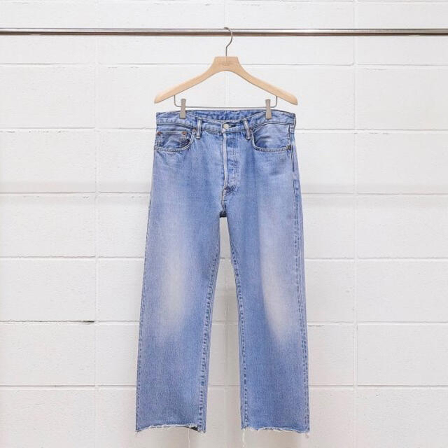 2019aw UNUSED / cut off denim pants  デニム