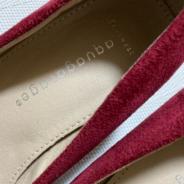 美品・24.5cmスウェードパンプス♡ボルドー♡ レディースの靴/シューズ(ハイヒール/パンプス)の商品写真
