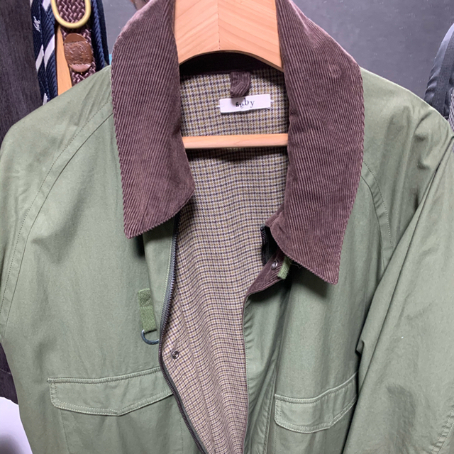 メンズsaby OILD JACKET British Millerain