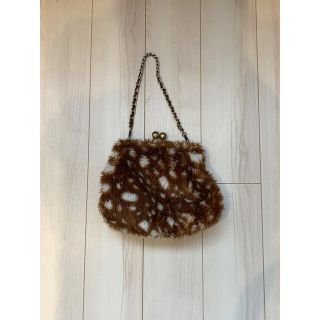 アクシーズファム(axes femme)のaxes Bambi柄がま口bag(ハンドバッグ)