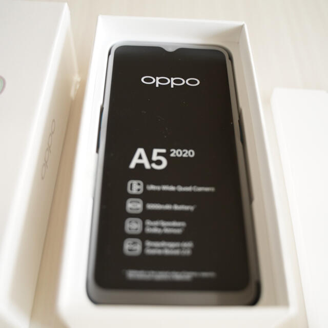 ★未開封2台★OPPO A5 2020 グリーン スマートフォン スマホ