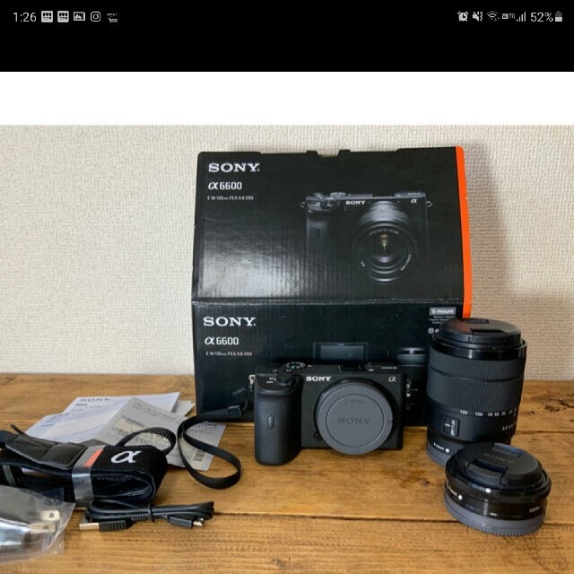美品SONY ソニー α6600 ILCE-6600 保証書 ボディ、付属品 2022セール
