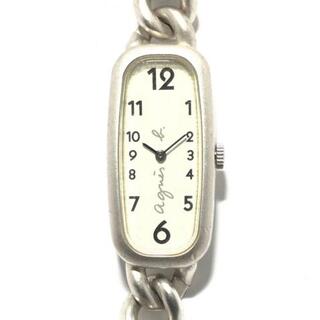 アニエスベー(agnes b.)のアニエスベー 腕時計 - Y220-6040 白(腕時計)