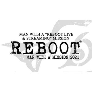 マンウィズアミッション(MAN WITH A MISSION)の【値下げ！】MAN WITH A MISSION REBOOT Tシャツ L(ミュージシャン)