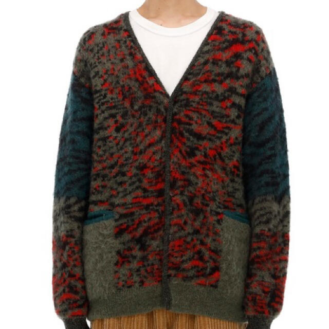 TOGA VIRILIS MOHAIRJAQUARD CARDIGAN-