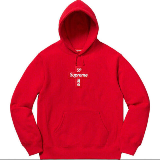 Supreme Cross Box Logo Hooded Sweatshirtパーカー