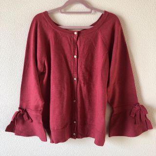 シマムラ(しまむら)の【極美品】しまむら　アベイル  2wayニット(カーディガン)