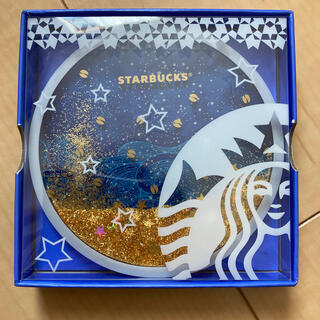 スターバックスコーヒー(Starbucks Coffee)の日本未発売　スタバ　キラキラ　コースター2個セット(テーブル用品)