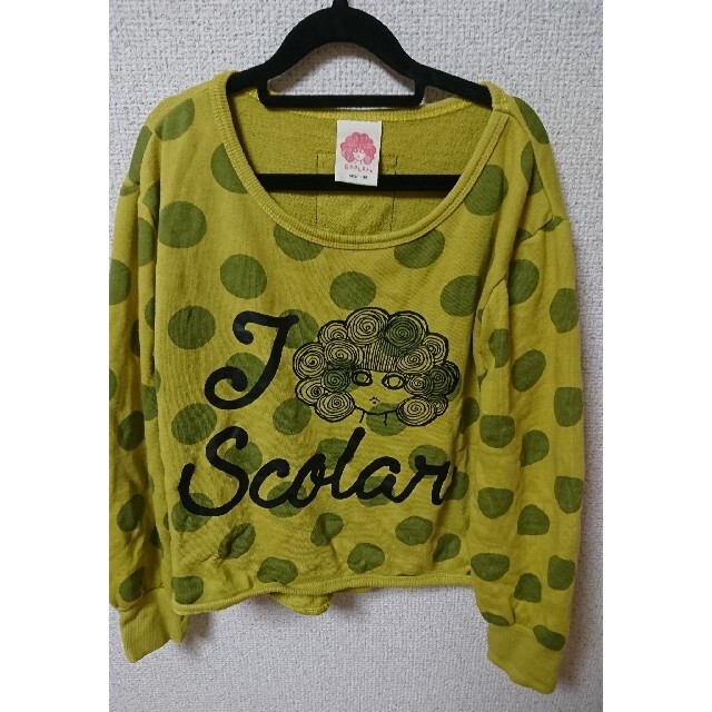 ScoLar(スカラー)のScoLar キッズ トレーナー 130㎝ キッズ/ベビー/マタニティのキッズ服女の子用(90cm~)(Tシャツ/カットソー)の商品写真