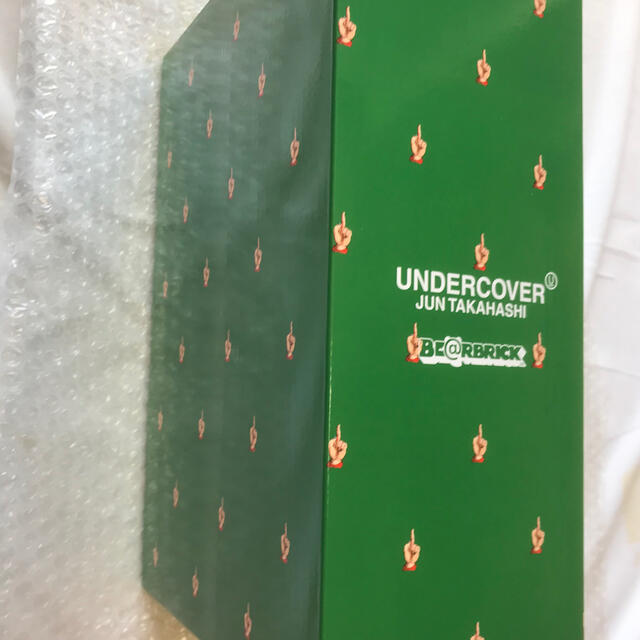 UNDERCOVER(アンダーカバー)の新品BE@RBRICK UNDERCOVER100&400％FUCKFINGER ハンドメイドのおもちゃ(フィギュア)の商品写真