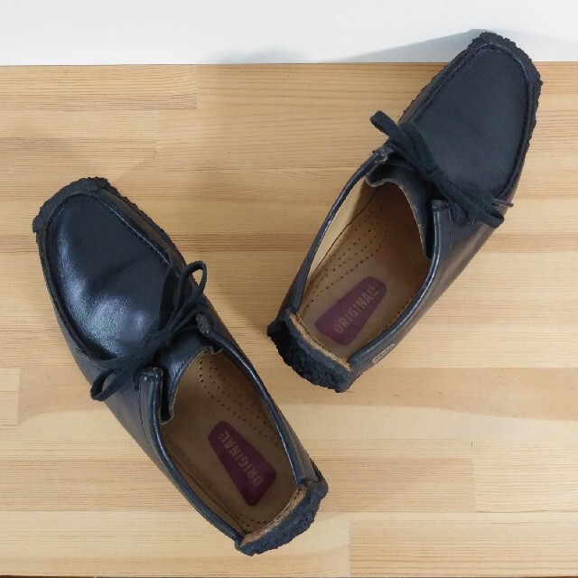 clarks / natalie / black lea / 24.5cmブーツ