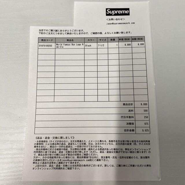 World Famous Box Logo New Era® 新品未使用 2