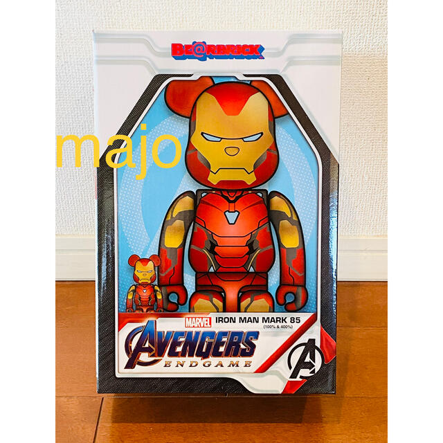 MEDICOM TOY(メディコムトイ)のBe@rbrick iron man アイアンマン 100%・400% エンタメ/ホビーのフィギュア(その他)の商品写真