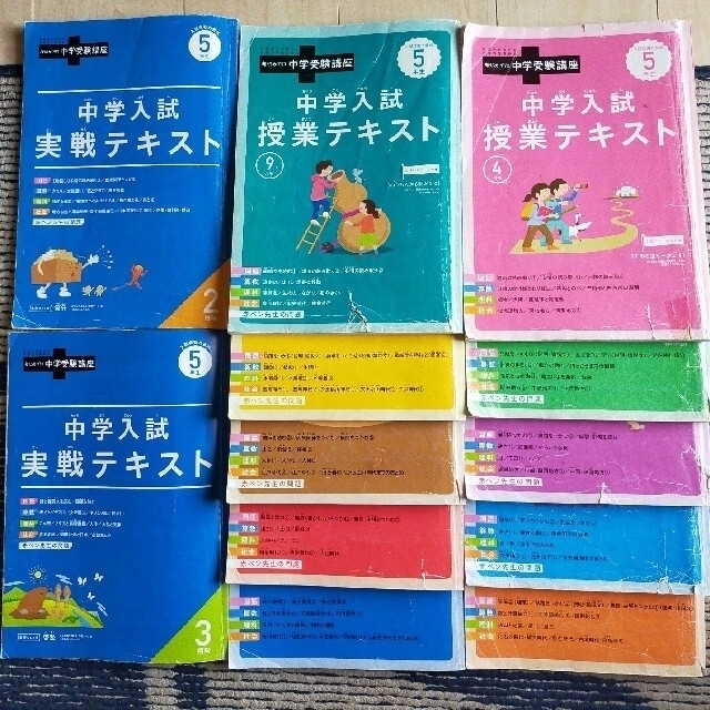 値下げ！進研ゼミ　中学受験講座　５年生　チャレンジ　中学受験　考える力プラス