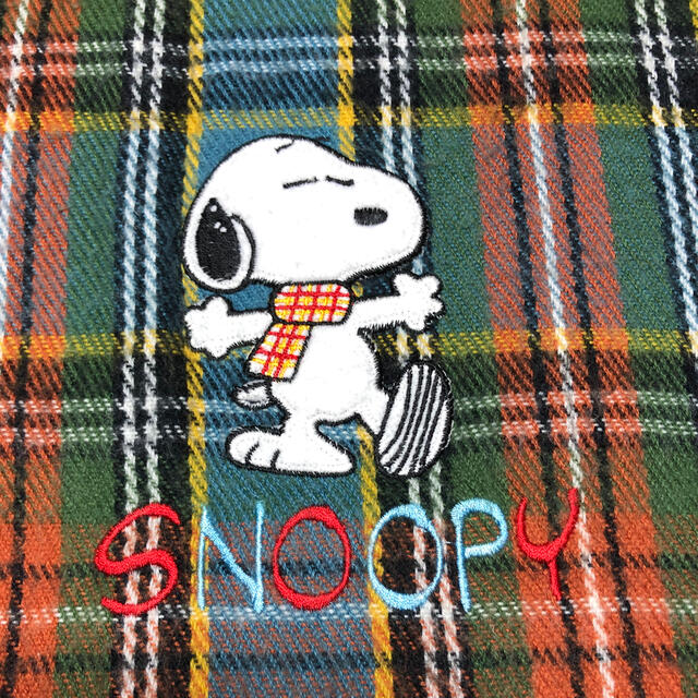 SNOOPY(スヌーピー)のSNOOPY タータンチェックマフラー レディースのファッション小物(マフラー/ショール)の商品写真