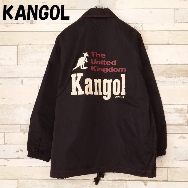 KANGOL(カンゴール)のカンゴール ナイロンジャケット コーチジャケット 両面ロゴ サイズ160 キッズ キッズ/ベビー/マタニティのキッズ服男の子用(90cm~)(ジャケット/上着)の商品写真