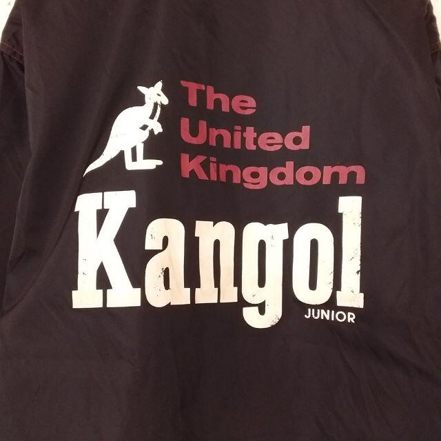 KANGOL(カンゴール)のカンゴール ナイロンジャケット コーチジャケット 両面ロゴ サイズ160 キッズ キッズ/ベビー/マタニティのキッズ服男の子用(90cm~)(ジャケット/上着)の商品写真