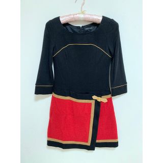 クイーンズコート(QUEENS COURT)のSALE！♡使用品♡QUEENS COURT クイーンズコート 膝上丈ワンピース(ひざ丈ワンピース)