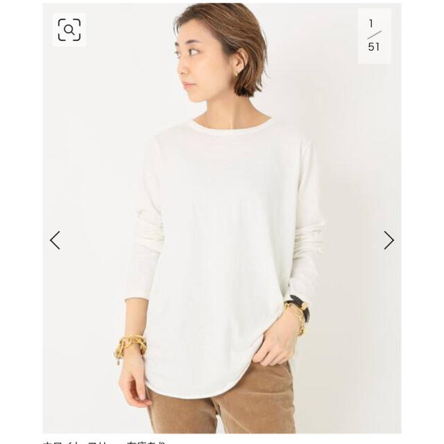 Deuxieme Classe【CELERI】PUFF Tシャツ　ホワイト
