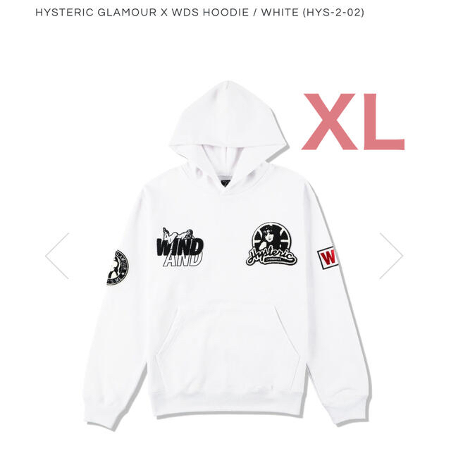 人気定番の XL HYSTERIC GLAMOUR X WIND AND SEA パーカー diadelsur.com