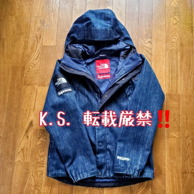 Supreme × TNF 15SS デニム マウンテンパーカー