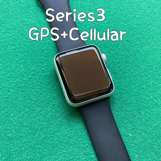 アップルウォッチ(Apple Watch)のApple Watch Series 3 Cellular アップルウォッチ(腕時計(デジタル))