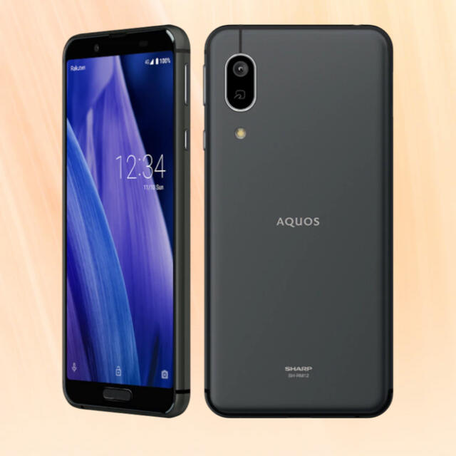 SHARP(シャープ)の★週末セール★ 新品未使用 AQUOSsense3liteSH-RM12ブラック スマホ/家電/カメラのスマートフォン/携帯電話(スマートフォン本体)の商品写真