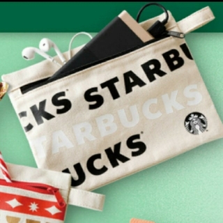 スターバックスコーヒー(Starbucks Coffee)の☆新品☆STARBUCKSノベルティポーチ(ポーチ)
