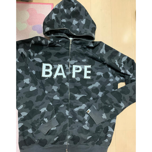 A BATHING APE アベイシングエイプ トレーナー XXL 黒 レア