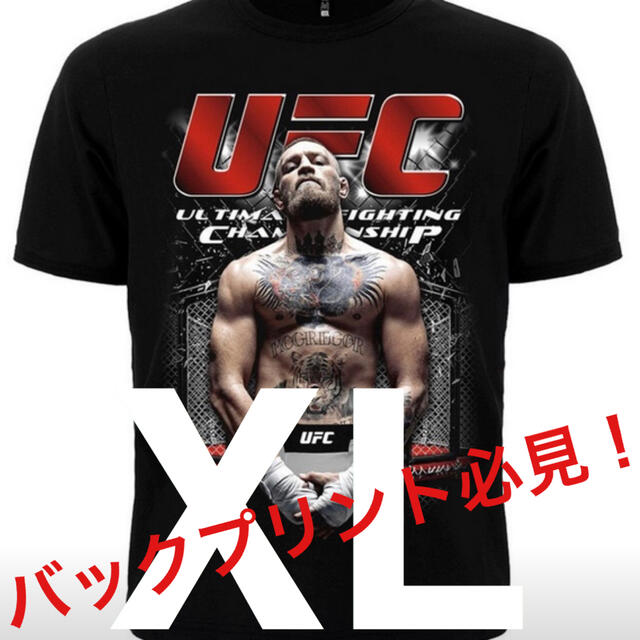 g.【年末特別価格！】UFC コナー・マクレガー　Tシャツ　黒　ブラック　XL メンズのトップス(Tシャツ/カットソー(半袖/袖なし))の商品写真