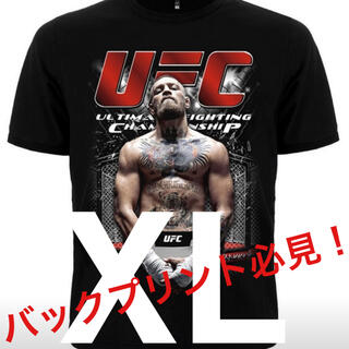 g.【年末特別価格！】UFC コナー・マクレガー　Tシャツ　黒　ブラック　XL(Tシャツ/カットソー(半袖/袖なし))